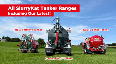 All SlurryKat Tanker Ranges Including New Farmline Tanker