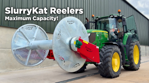 Maximum Hose Carrying Capacity with SlurryKat Reelers
