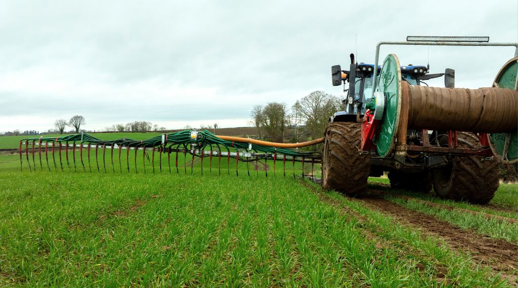 24 Metre Compact Dribble Bar in Transport Mode