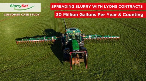 Spreading Slurry With Lyons Contracts