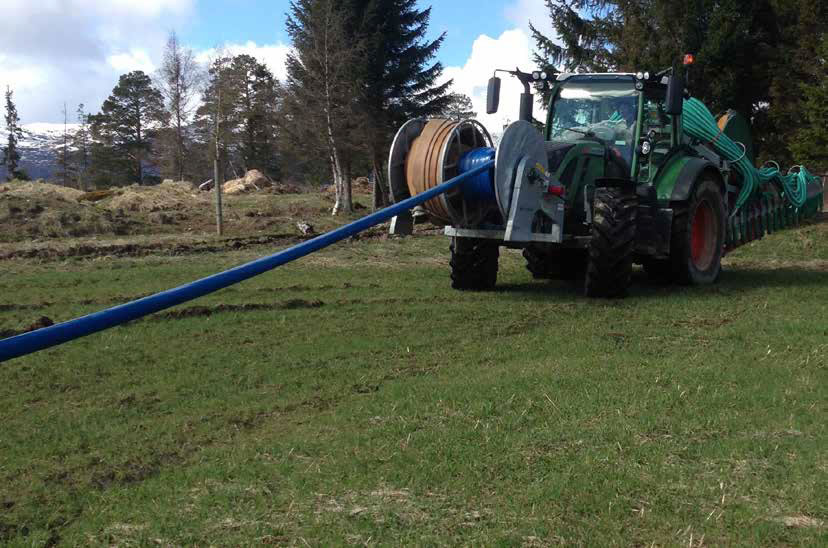 Oroflex 30 Schlauch auf SlurryKat Reeler