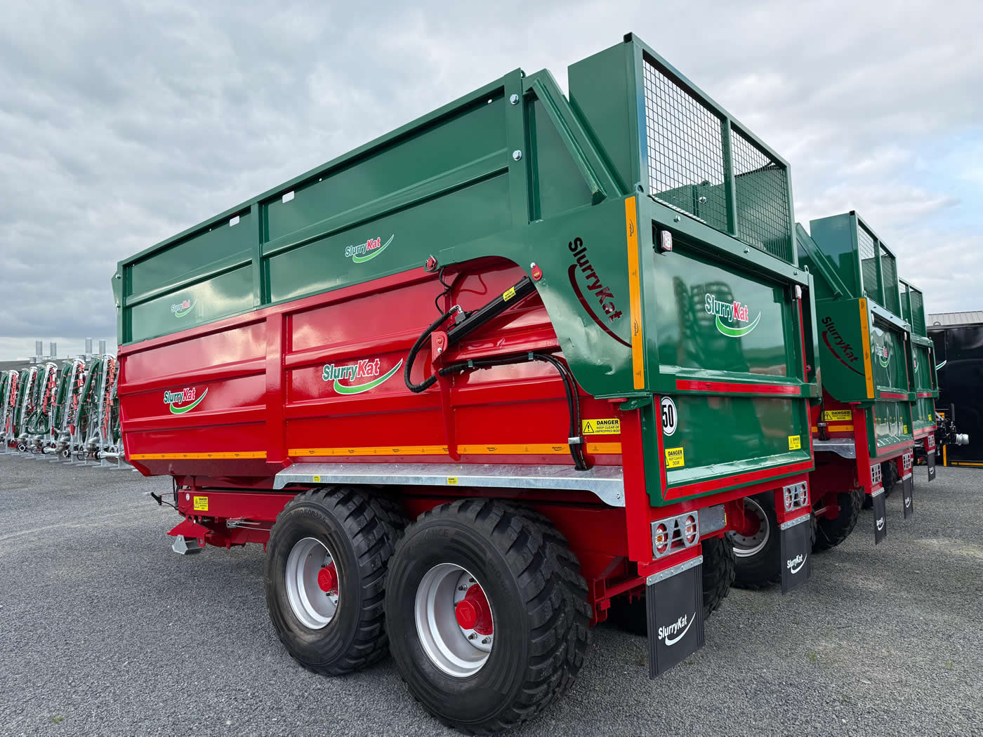 14T/18ft Panterra Silage Trailer cc/w 620 floatation dæk