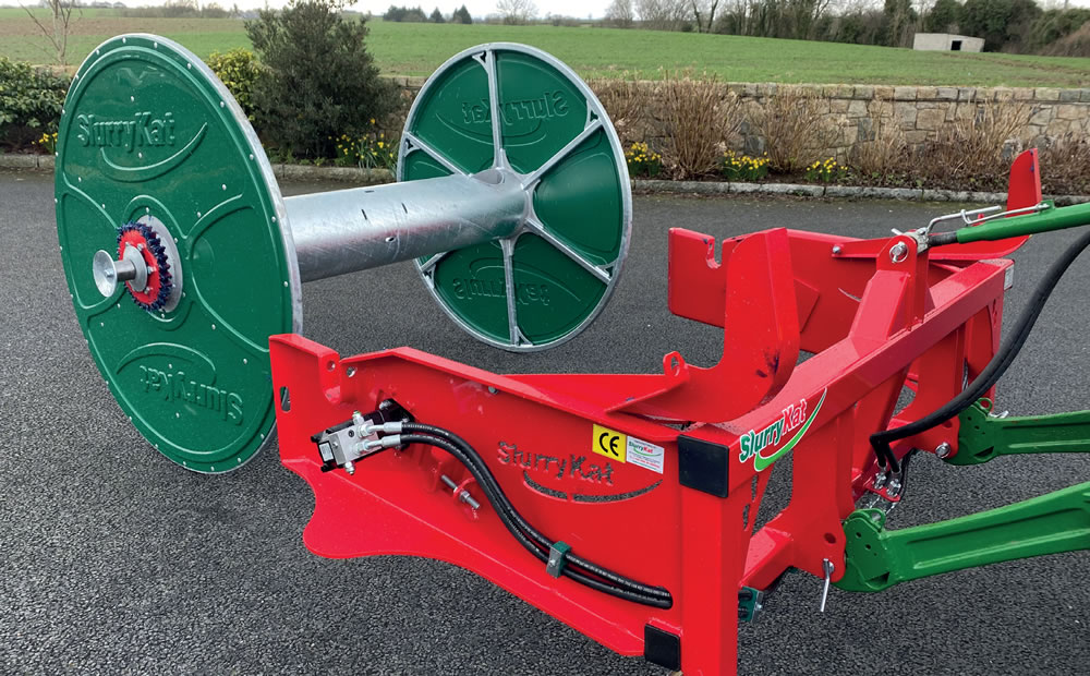 Drop Out Hose Reelers  Carry Multiple Hose Spools